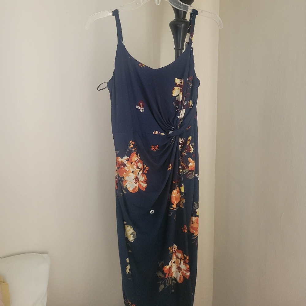 Floral Navy Dress